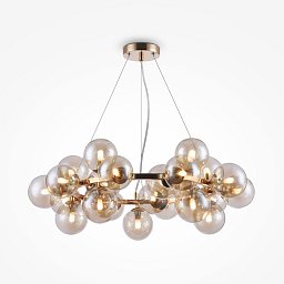 Závěsné svítidlo Dallas 28W jantarové sklo kov designové - MAYTONI Obrázek pro produkt Závěsné svítidlo Dallas 28W jantarové sklo kov designové - MAYTONI